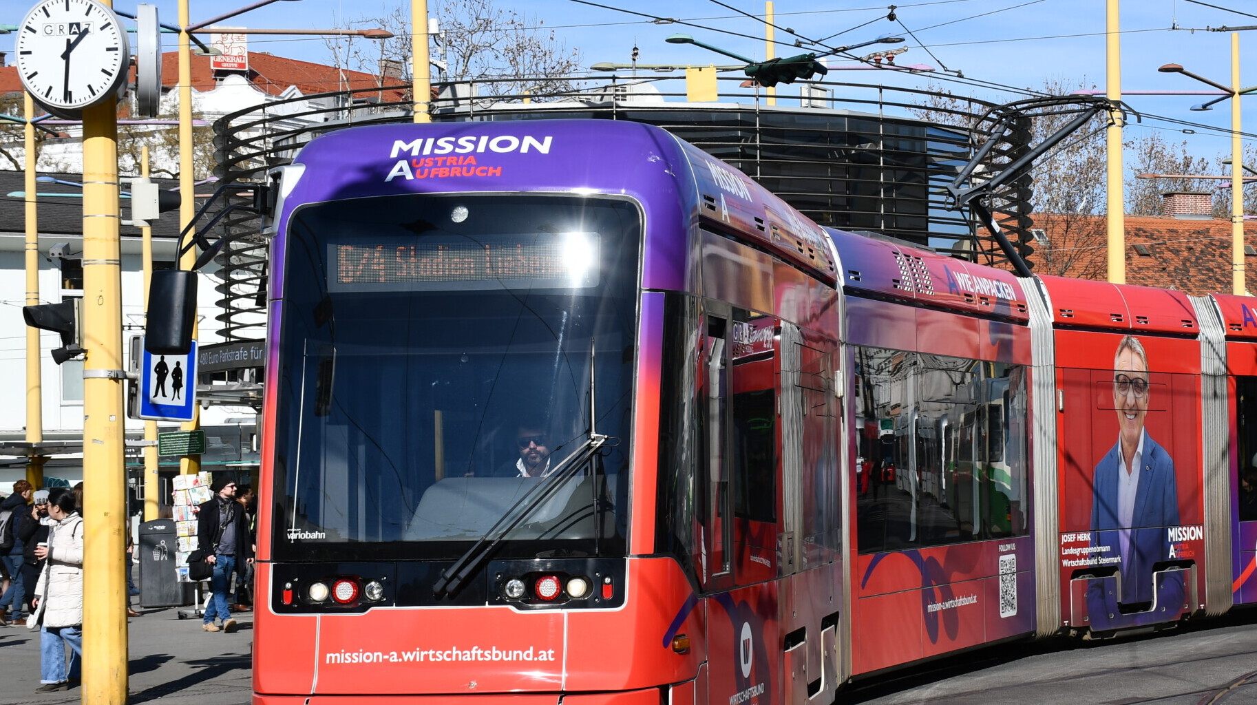 Straßenbahn-Werbung 3