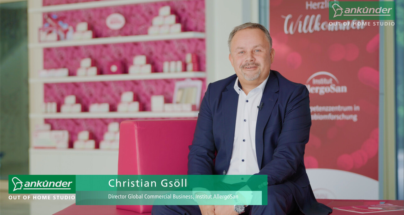 Zu Gast im Ankünder OOH!-Studio: Institut AllergoSan 1